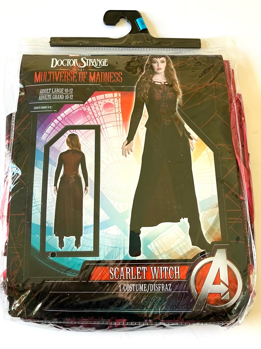 Women's Scarlet Witch Dr Strange Multiverse of Madness Halloween Costume Large